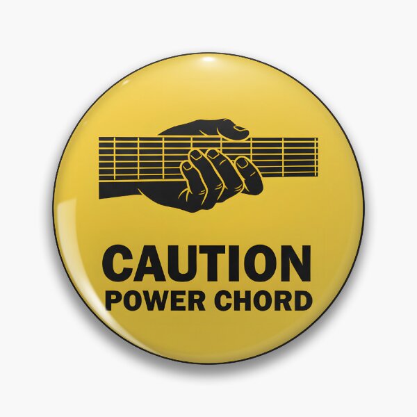 Item preview, Retro Caution Power Chord Warning Sign designed and sold by homydesign.