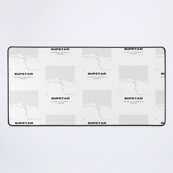 Item preview, Supetar Croatia Map Print | Brač Island Coordinates Minimalist Wall Art designed and sold by RM-Journey.