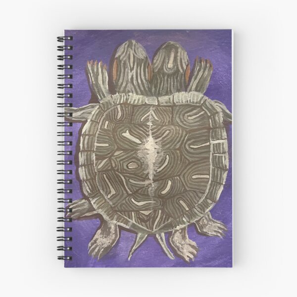 Item preview, Two headed turtle gouache painting designed and sold by June Clancy.