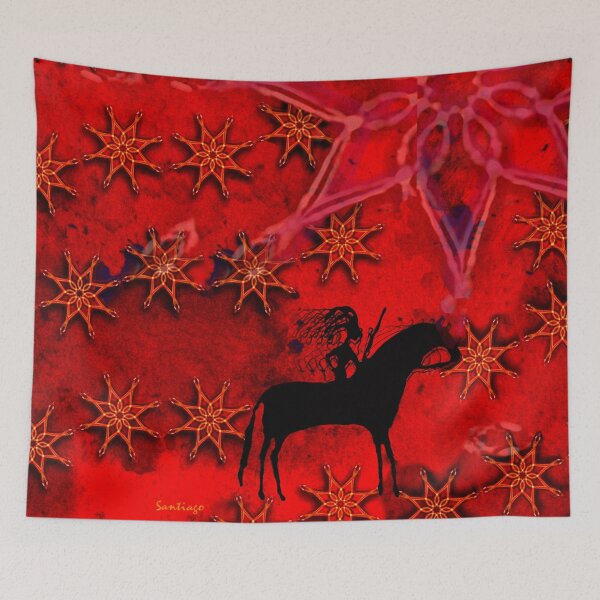 Item preview, Kokopelli on Horse and Under the Stars designed and sold by Jorge Santiago Jiménez.
