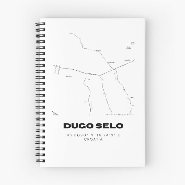 Item preview, Dugo Selo Croatia Coordinates Map | Minimalist City Wall Art Print designed and sold by RM-Journey.