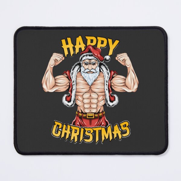 Item preview, Happy Christmas, Stay Muscular designed and sold by PurelyDesign.