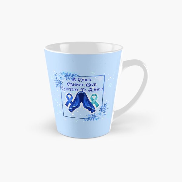 Item preview, Feminist Mary - Survivor Awareness Ribbons -  Blue Teal Snow designed and sold by EvergreenRevolt.