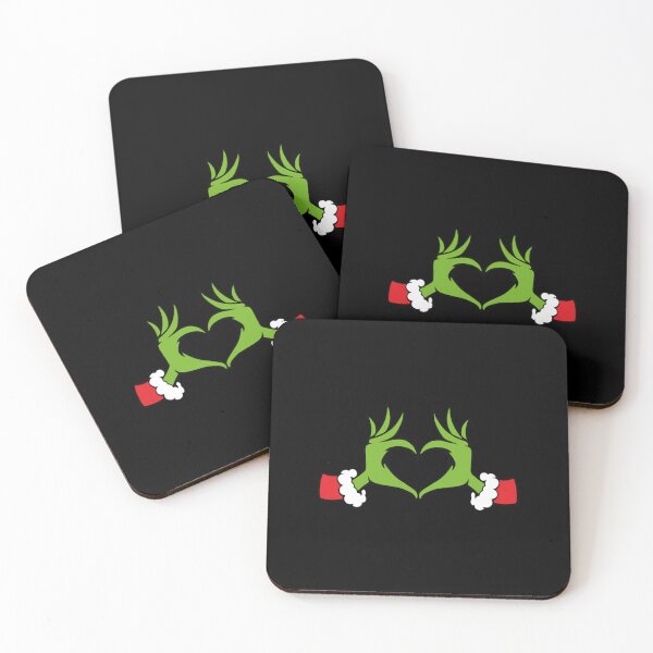 Item preview, Grinch Heart Hand Grinch The Grinch Grinchmas Grinch love Sticker designed and sold by enamalbjerdekx.
