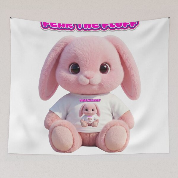Item preview, Fear The Fluff - Funny Pink Bunny designed and sold by PloySaiY.