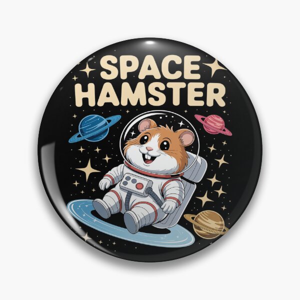Item preview, Space Hamster Astronaut Hamster designed and sold by Slwankol.