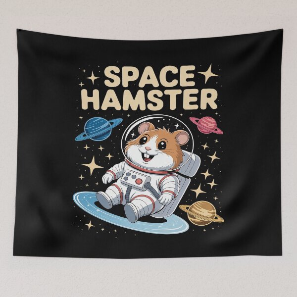 Item preview, Space Hamster Astronaut Hamster designed and sold by Slwankol.