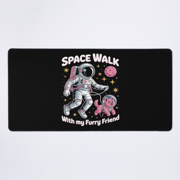 Item preview, Space Walk With My Furry Friend designed and sold by Slwankol.