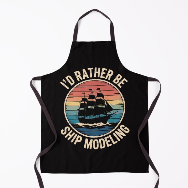 Item preview, I'd Rather Be Ship Modeling Ship Modeler Model Builder designed and sold by teltvitossuilea.