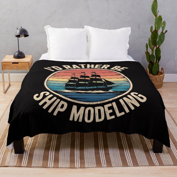 Item preview, I'd Rather Be Ship Modeling Ship Modeler Model Builder designed and sold by teltvitossuilea.
