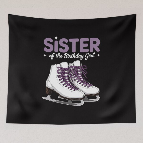 Item preview, Ice Skating Sister of the Birthday Girl Ice Skate Party designed and sold by teltvitossuilea.