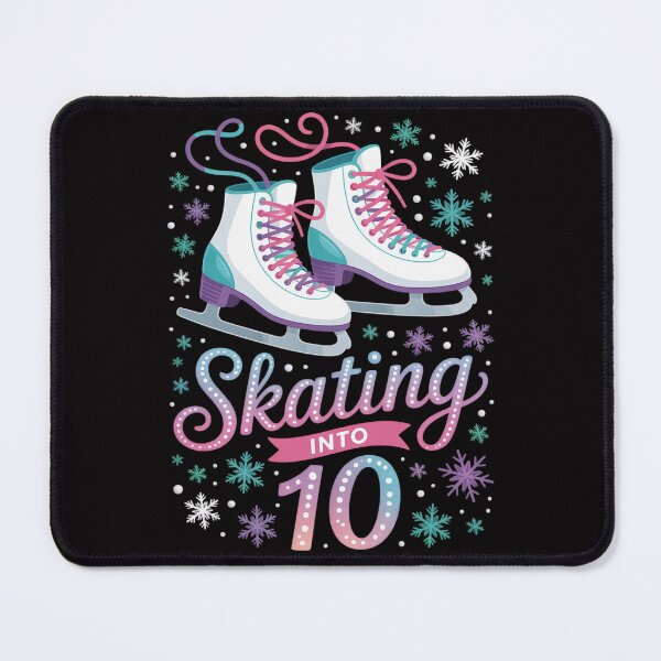 Item preview, Ice Skating Rolling 10th Birthday Party Girl Family Matching designed and sold by teltvitossuilea.