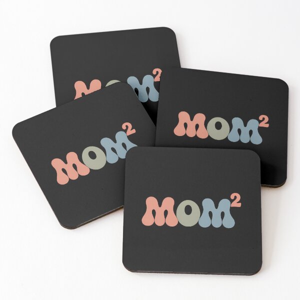 Item preview, Mom2 Mom Squared Mother of Two Twins Mama Gifts Mothers Day designed and sold by IdunayaStore.