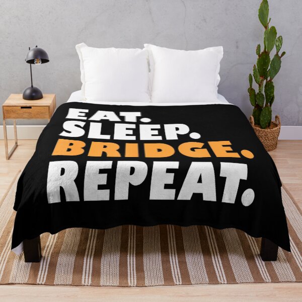 Item preview, Bridge Player Card Game Funny Eat Sleep Bridge Repeat designed and sold by desuyomoskov7.