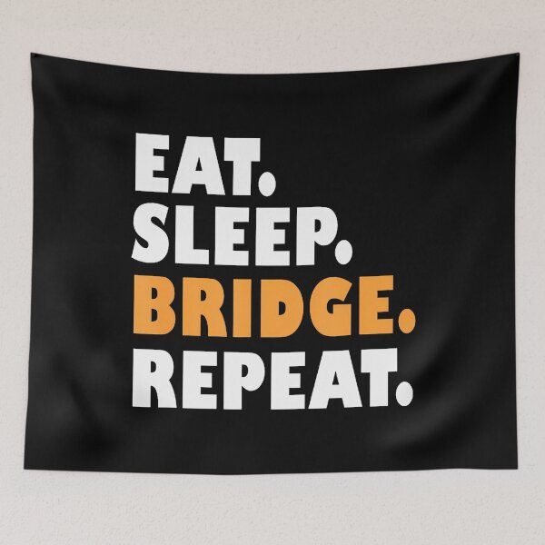 Item preview, Bridge Player Card Game Funny Eat Sleep Bridge Repeat designed and sold by desuyomoskov7.