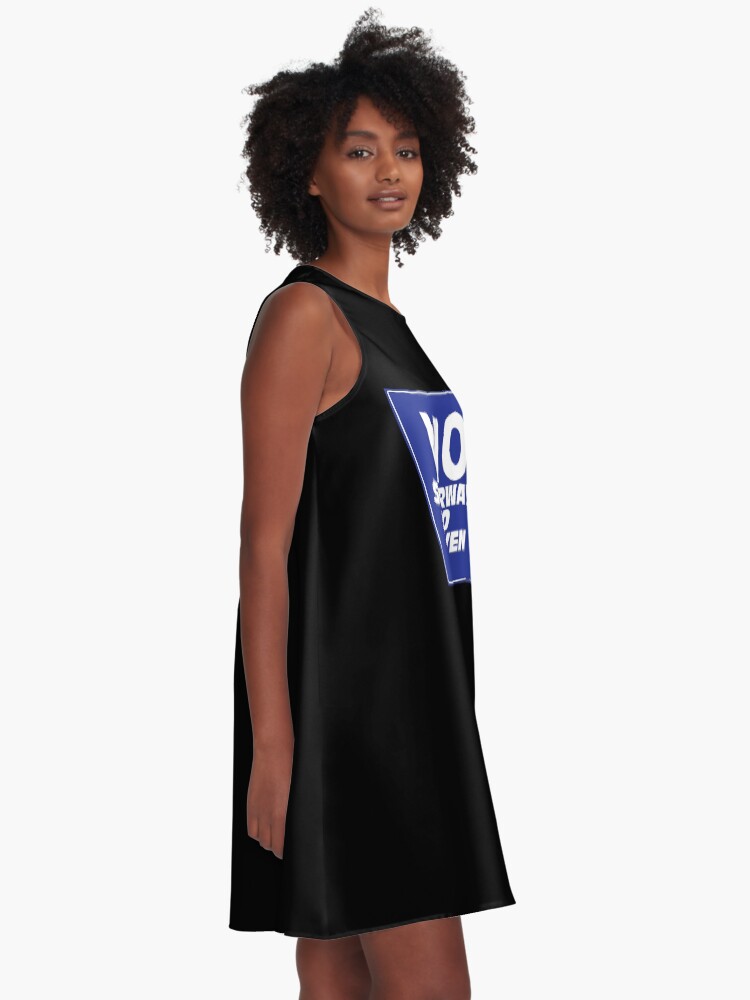 Alternate view of Wayne's World No Stairway to Heaven Sign A-Line Dress