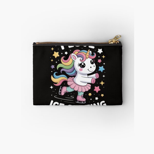 Item preview, Ice Dancing Cute I Love Ice Skating Rainbow Unicorn Girl designed and sold by chaeningplan.