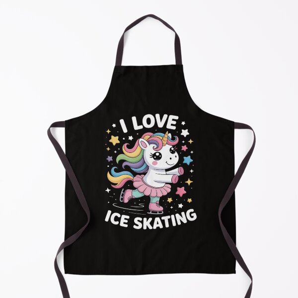 Item preview, Ice Dancing Cute I Love Ice Skating Rainbow Unicorn Girl designed and sold by chaeningplan.