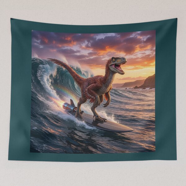 Artikelvorschau, Velociraptor-Surfen entworfen und verkauft von Tridentulus.