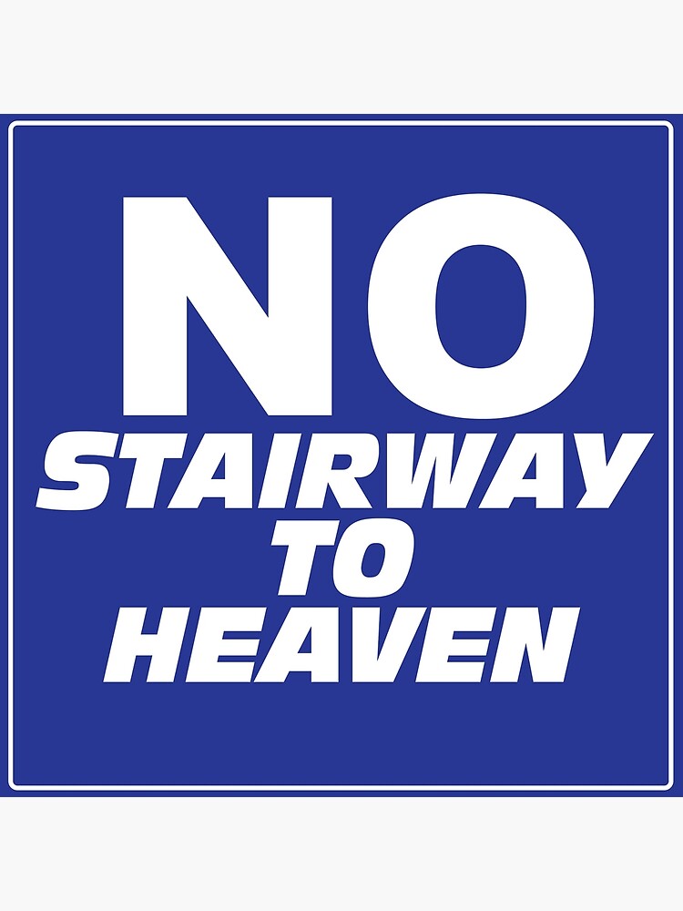 no stairway to heaven sign wayne's world