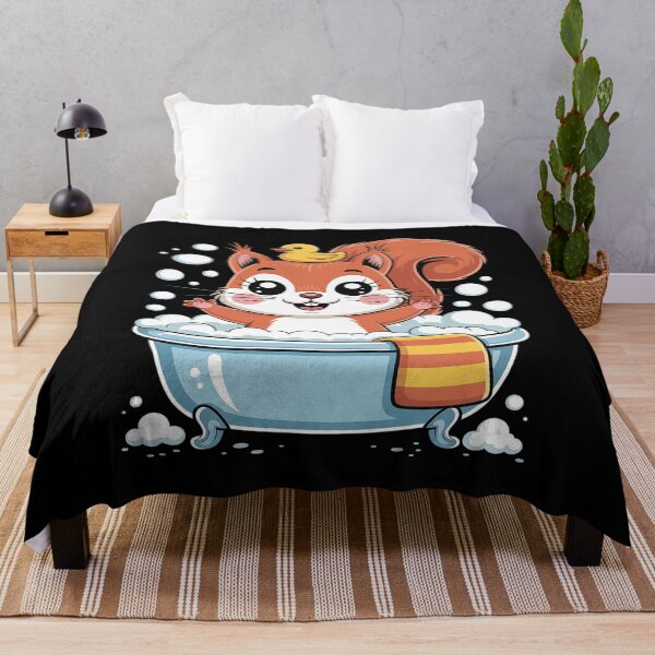 Item preview, Squirrel Baby Kawaii Cartoon Bubbles Bath Dog Lover designed and sold by Slwankol.