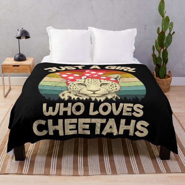 Item preview, Just a Girl Who Loves Cheetahs designed and sold by TinaMDedrick.