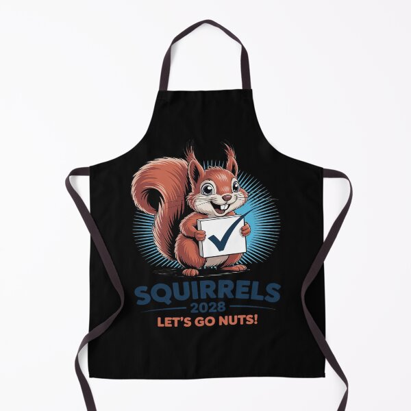 Item preview, Squirrels 2028 Let's Go Nuts Funny Election Ballot Cartoon designed and sold by Slwankol.
