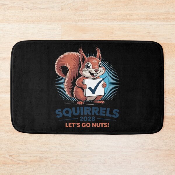 Item preview, Squirrels 2028 Let's Go Nuts Funny Election Ballot Cartoon designed and sold by Slwankol.