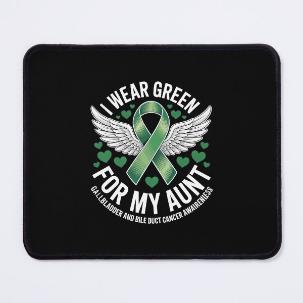 Item preview, I Wear Green For My Aunt Bile Ducts Gallbladder Cancer designed and sold by EllenJast.