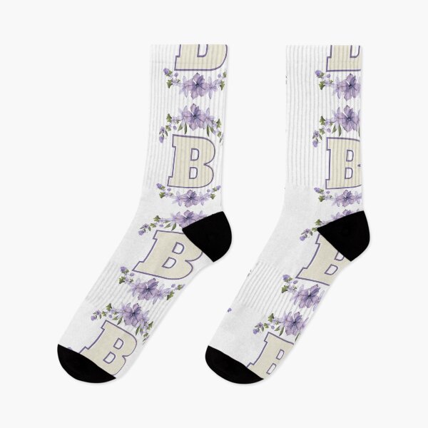 Item preview, Letter B Monogram with Flowers – Elegant Floral Initial Design designed and sold by OmikronStore.