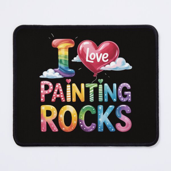Item preview, I Love Rock Painting Rock Painter Artist designed and sold by chaeningplan.
