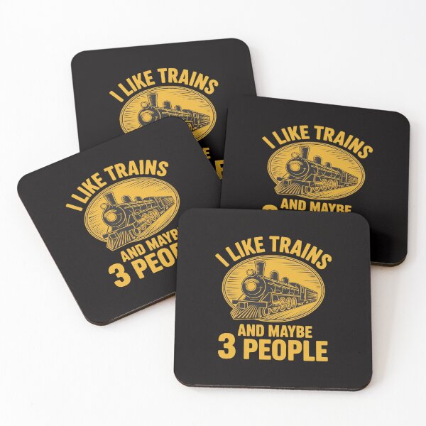 Item preview, I Like Trains And Maybe 3 People - Model Train Lover Driver designed and sold by chaeningplan.