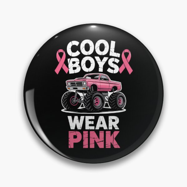 Item preview, Monster Truck Breast Cancer Awareness Cool Boys Wear Pink designed and sold by IdunayaStore.