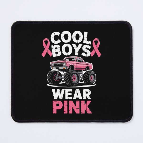 Item preview, Monster Truck Breast Cancer Awareness Cool Boys Wear Pink designed and sold by IdunayaStore.