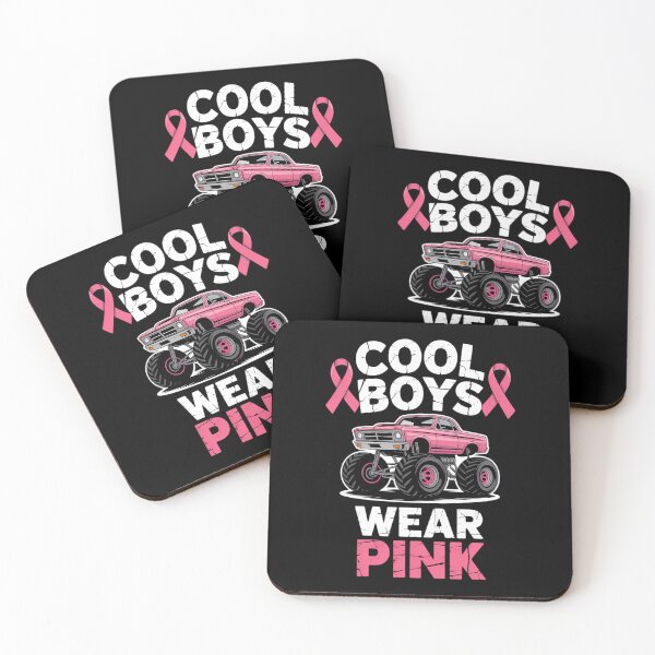 Item preview, Monster Truck Breast Cancer Awareness Cool Boys Wear Pink designed and sold by IdunayaStore.