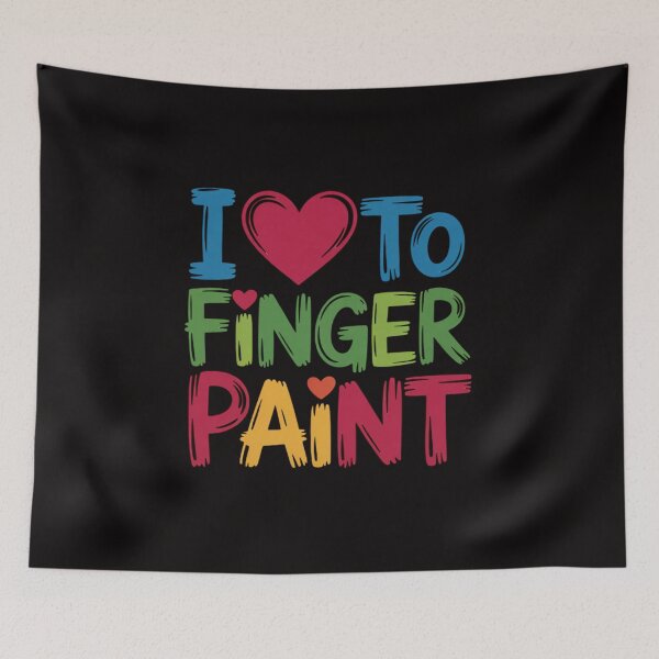 Item preview, I Heart Love To Finger Paint I'm Paint Cute Couple Valentine designed and sold by chaeningplan.