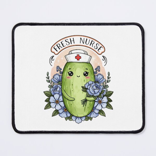 Item preview, Fresh Nurse Cute Cucumber Nurse Art – Healthy Veggie Medical Design designed and sold by ClinicalHubs.