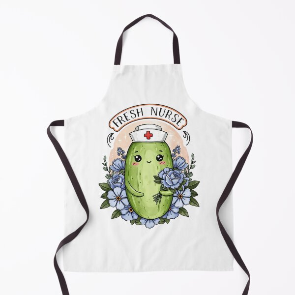 Item preview, Fresh Nurse Cute Cucumber Nurse Art – Healthy Veggie Medical Design designed and sold by ClinicalHubs.