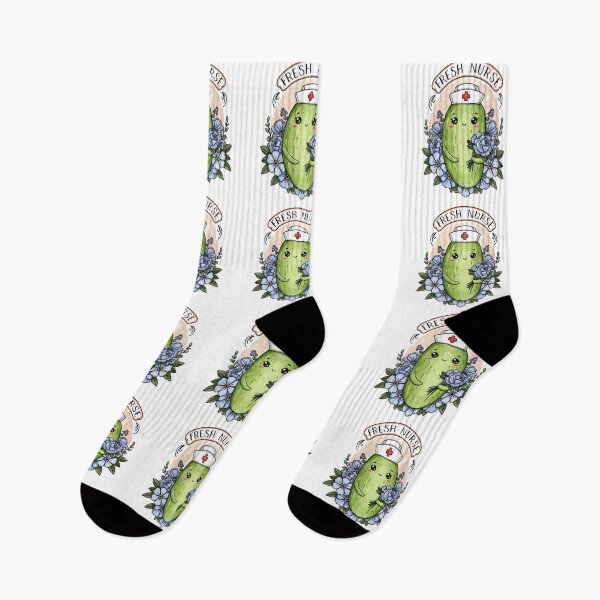 Item preview, Fresh Nurse Cute Cucumber Nurse Art – Healthy Veggie Medical Design designed and sold by ClinicalHubs.