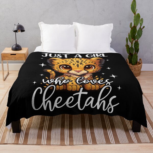 Item preview, Just a Girl Who Loves Cheetahs designed and sold by TinaMDedrick.