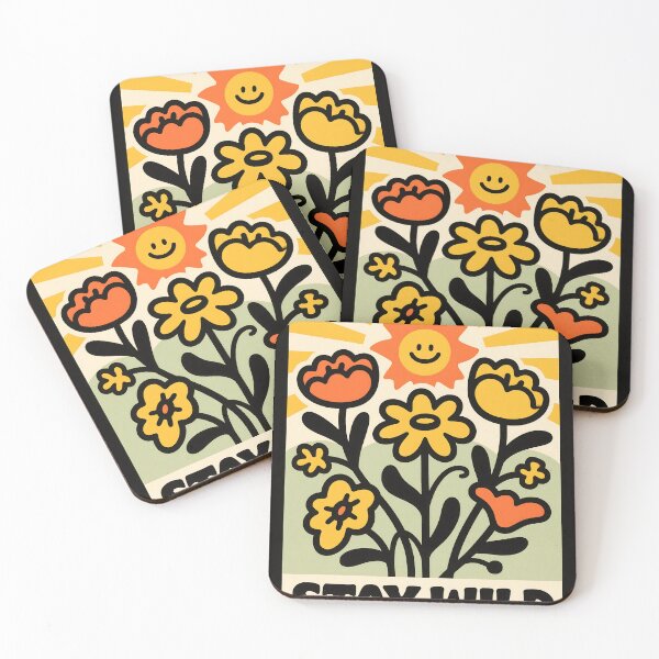 Item preview, Stay Wild Retro 70s Flower designed and sold by iwzzuel.