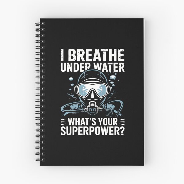 Item preview, I Breath Under Water Diver Scuba Diving designed and sold by endabettyau.