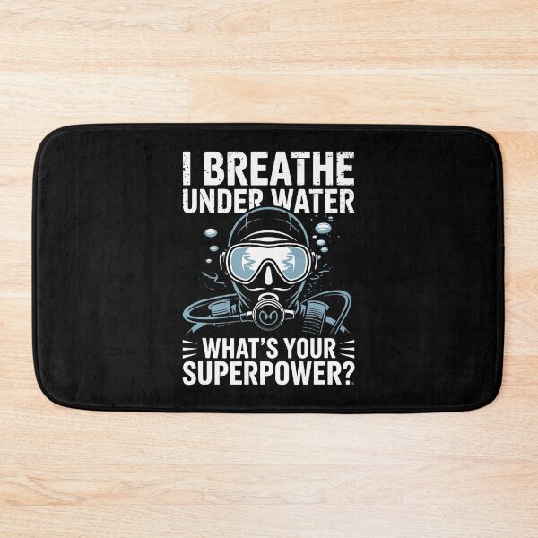 Item preview, I Breath Under Water Diver Scuba Diving designed and sold by endabettyau.