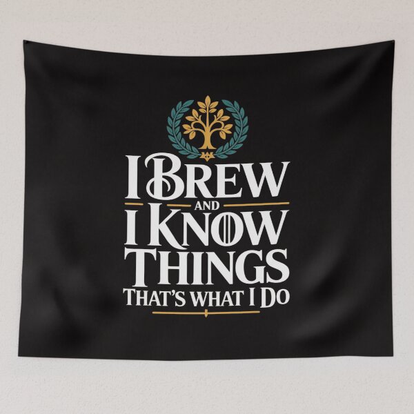 Item preview, I Brew and I Know Things Home Brewing Beer designed and sold by chaeningplan.