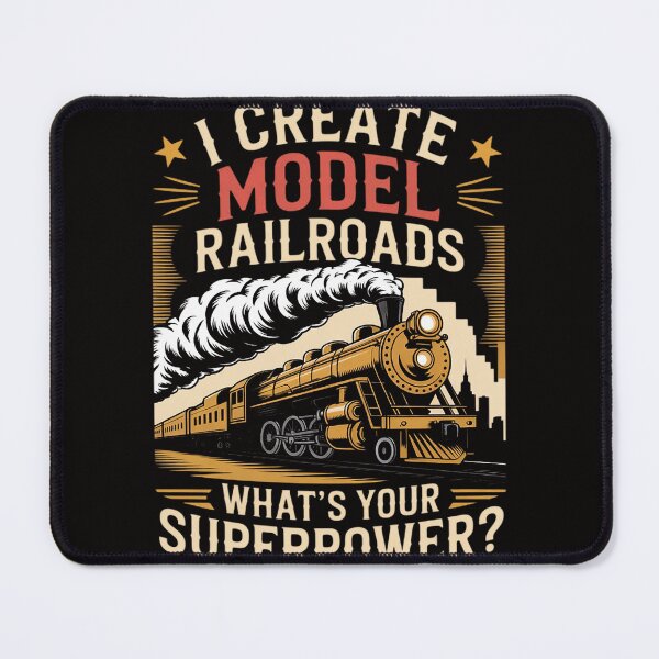 Item preview, I Create Model Railroads - Model Train Lover Railroader designed and sold by chaeningplan.