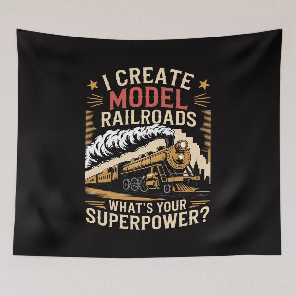 Item preview, I Create Model Railroads - Model Train Lover Railroader designed and sold by chaeningplan.