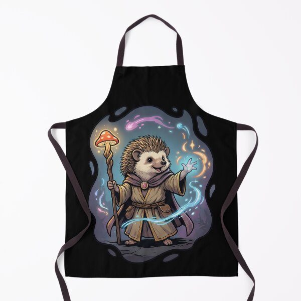 Item preview, Cute Hedgehog Wizard Mushroom Staff Magic designed and sold by k3rstman1.