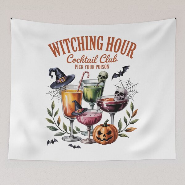 Item preview, Halloween Vibes Witching Hour Cocktail Club Pick Your Poison designed and sold by EllenJast.
