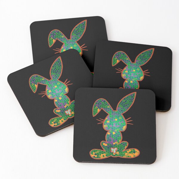 Item preview, Psychedelic Bunny Colorful Trippy Art Design designed and sold by ChristianEggers.