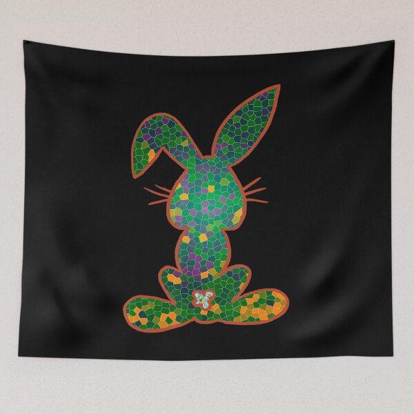 Item preview, Psychedelic Bunny Colorful Trippy Art Design designed and sold by ChristianEggers.